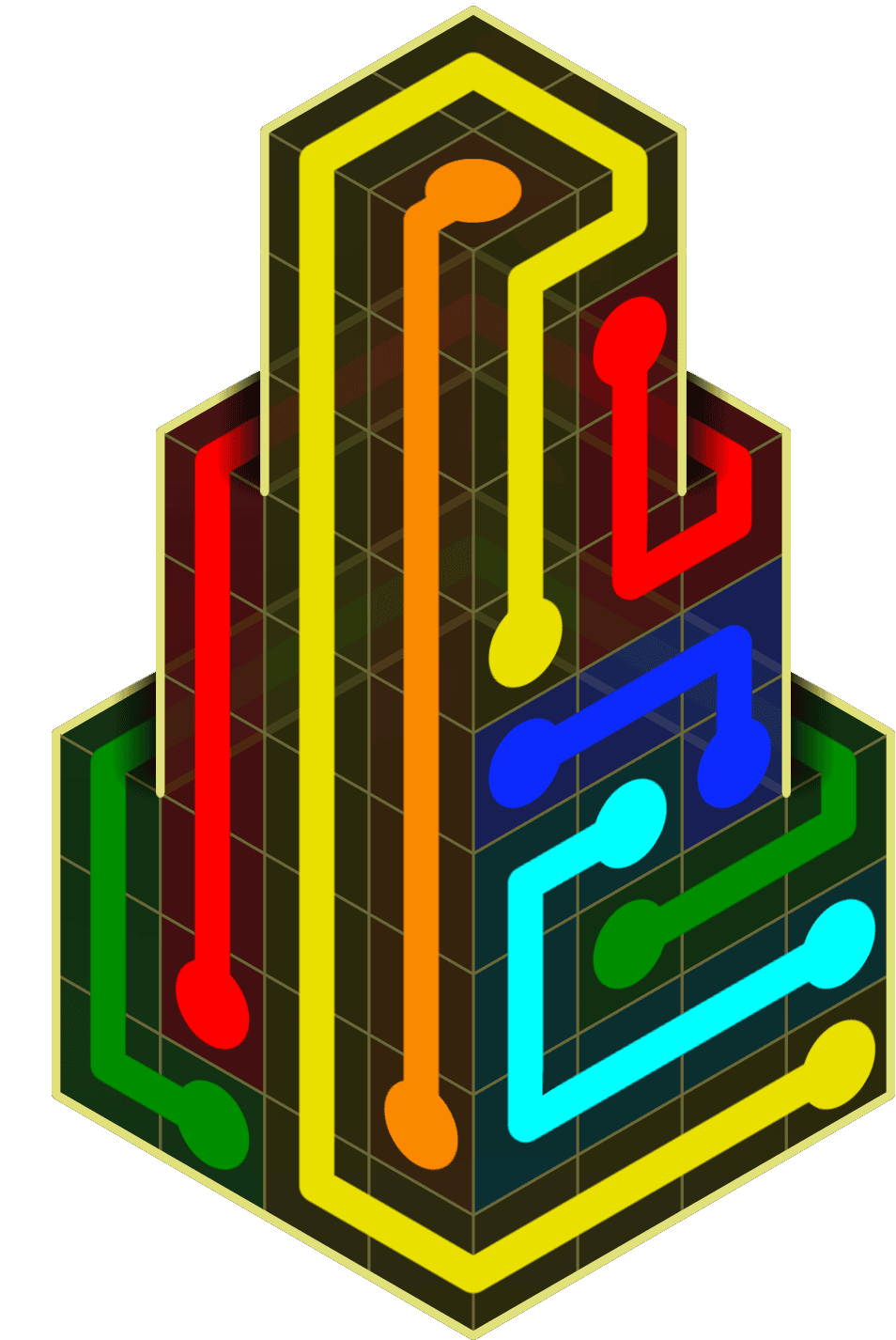 Flow Free Warps 2114 Solution