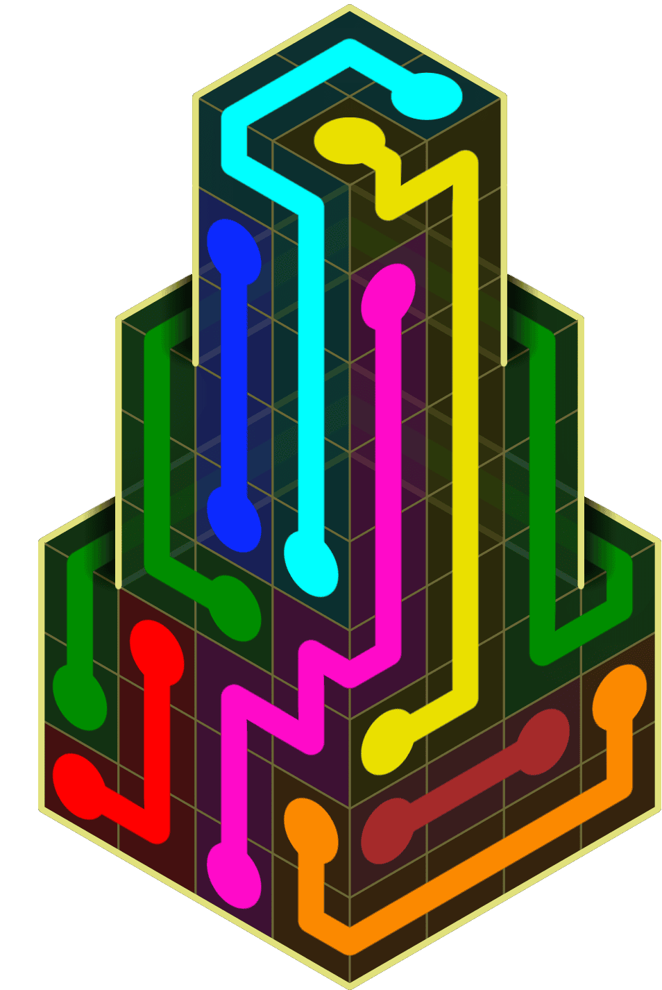 Flow Free Warps 2116 Solution