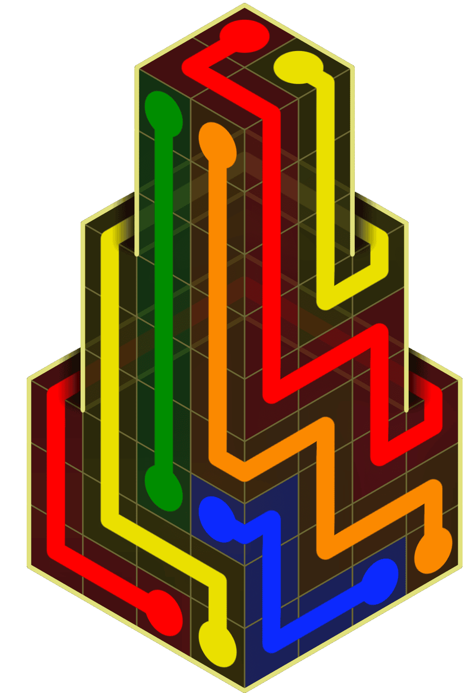Flow Free Warps 2121 Solution