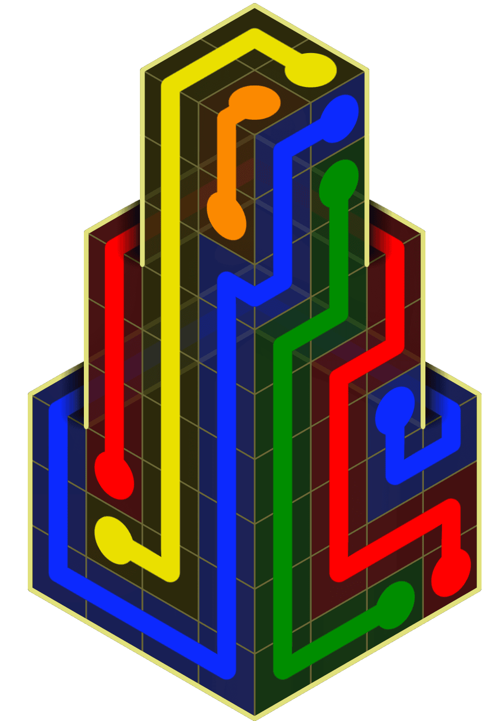 Flow Free Warps 2105 Solution