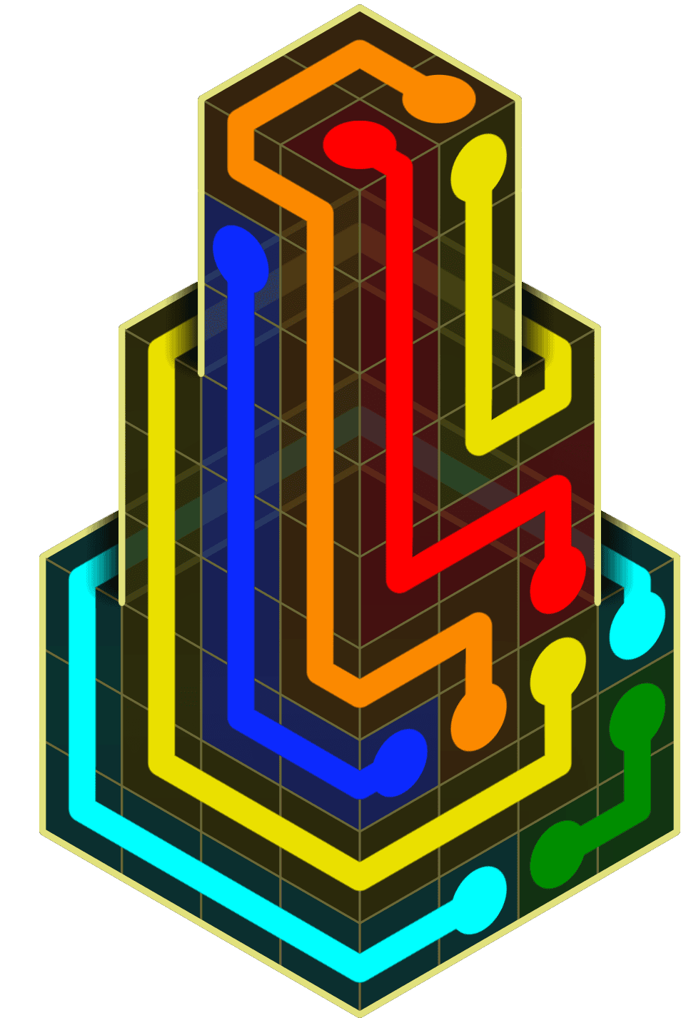 Flow Free Warps 2107 Solution