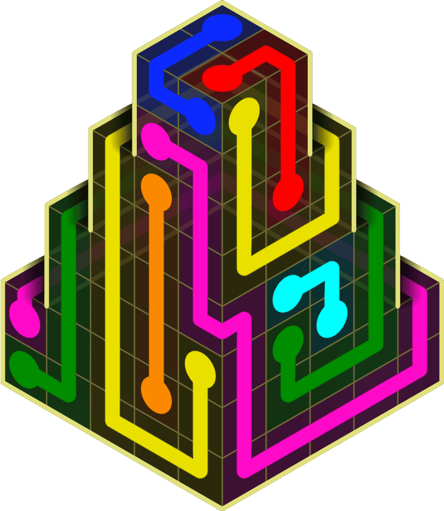 Flow Free Warps 2134 Solution