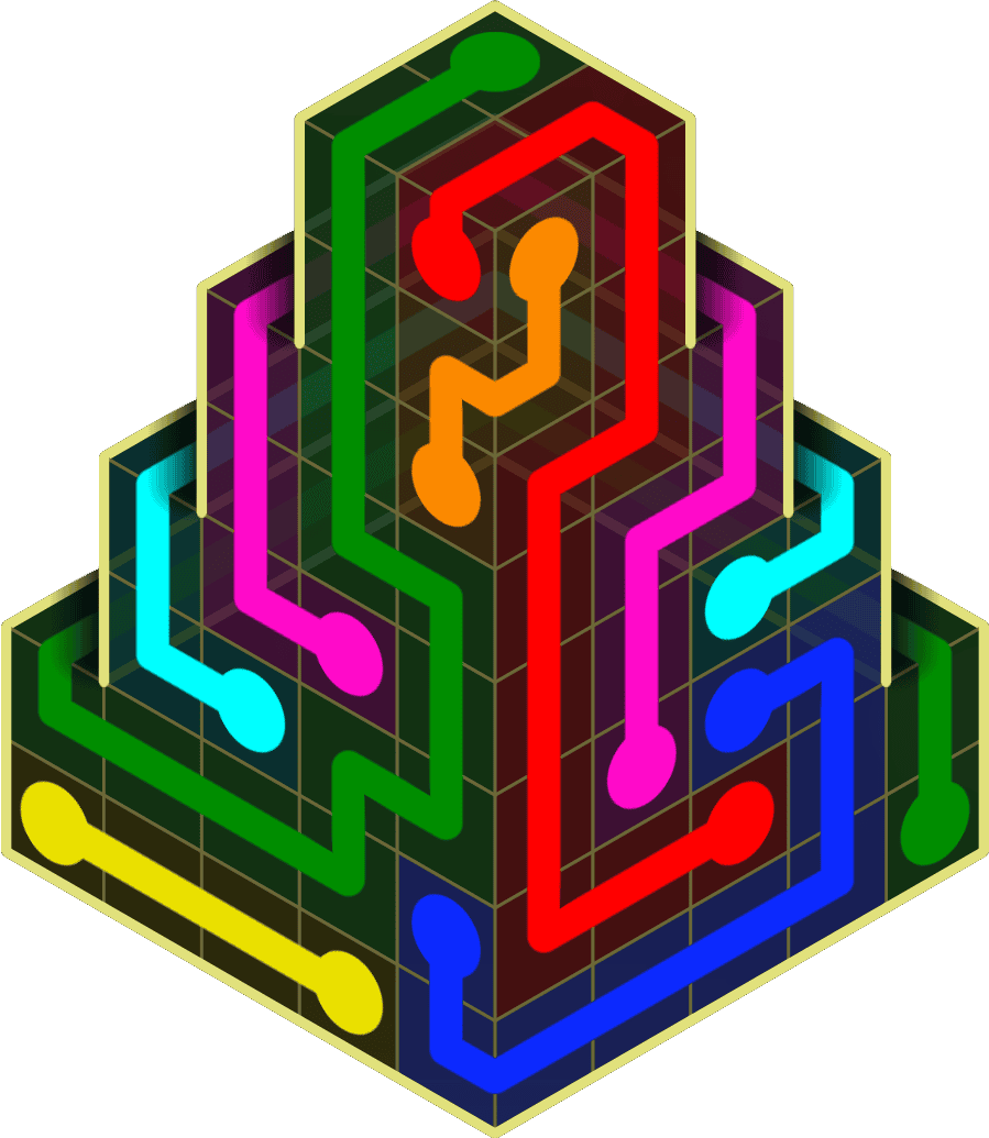 Flow Free Warps 2143 Solution