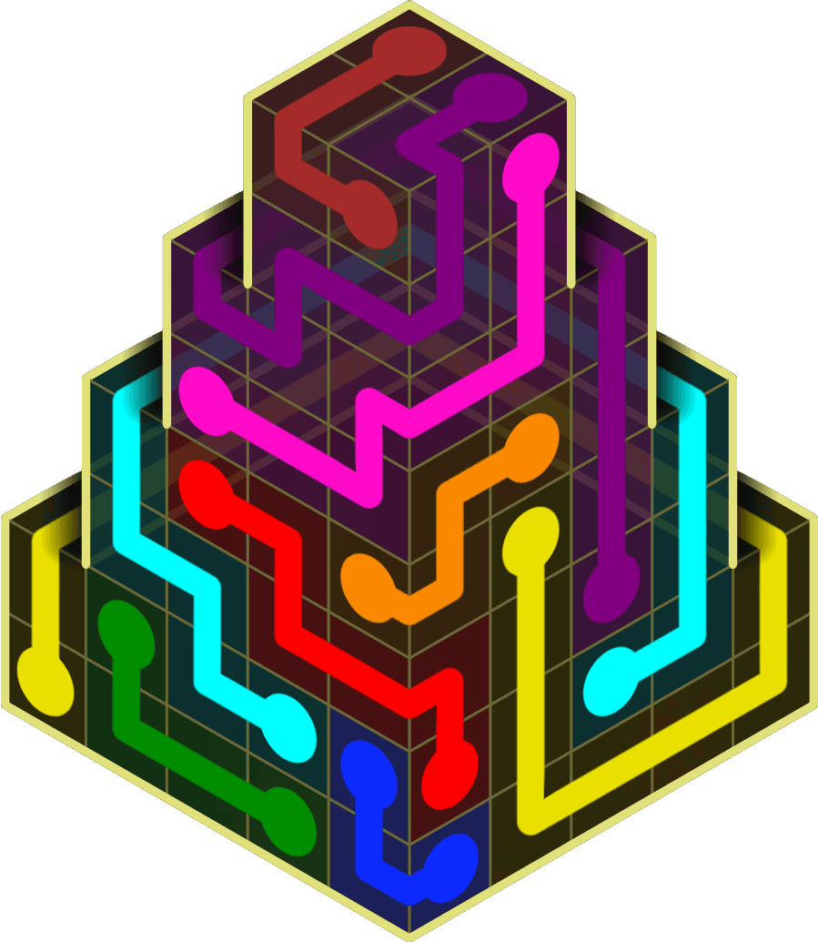 Flow Free Warps 2154 Solution