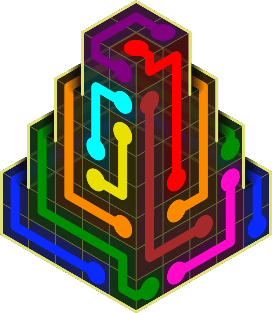 Flow Free Warps 2155 Solution