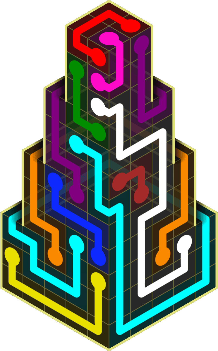 Flow Free Warps 2177 Solution