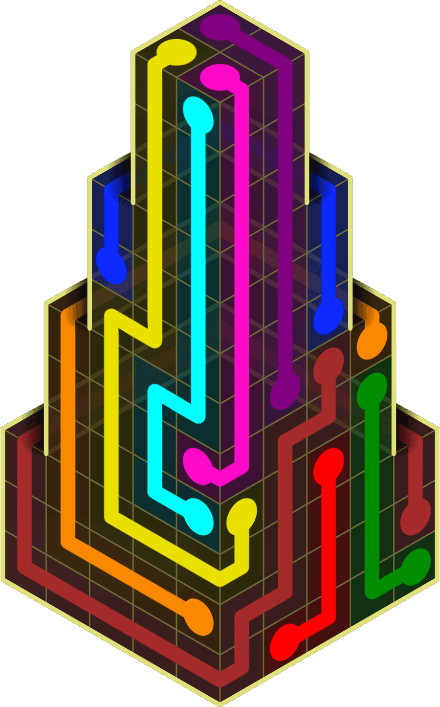 Flow Free Warps 2189 Solution