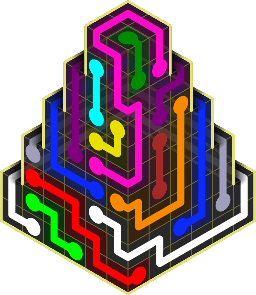 Flow Free Warps 2208 Solution