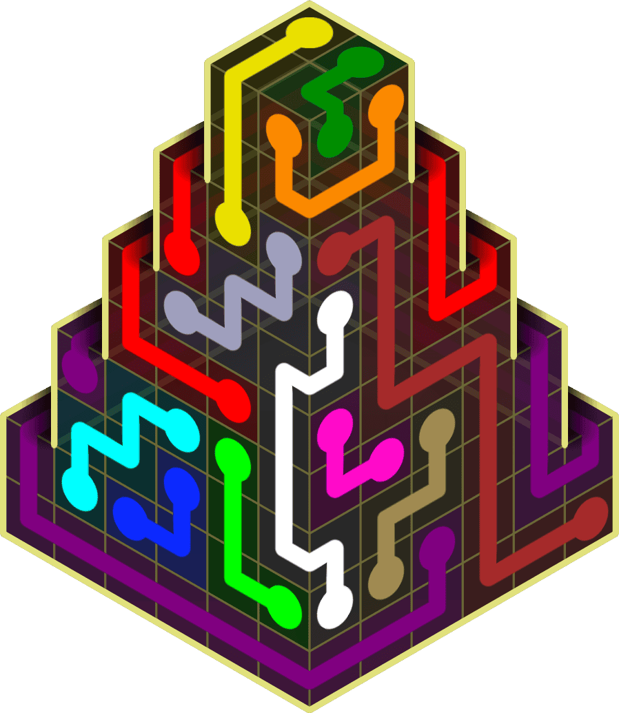 Flow Free Warps 2192 Solution