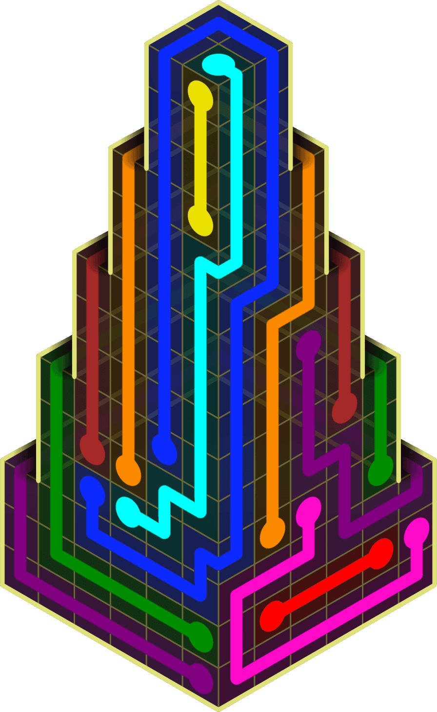 Flow Free Warps 2223 Solution
