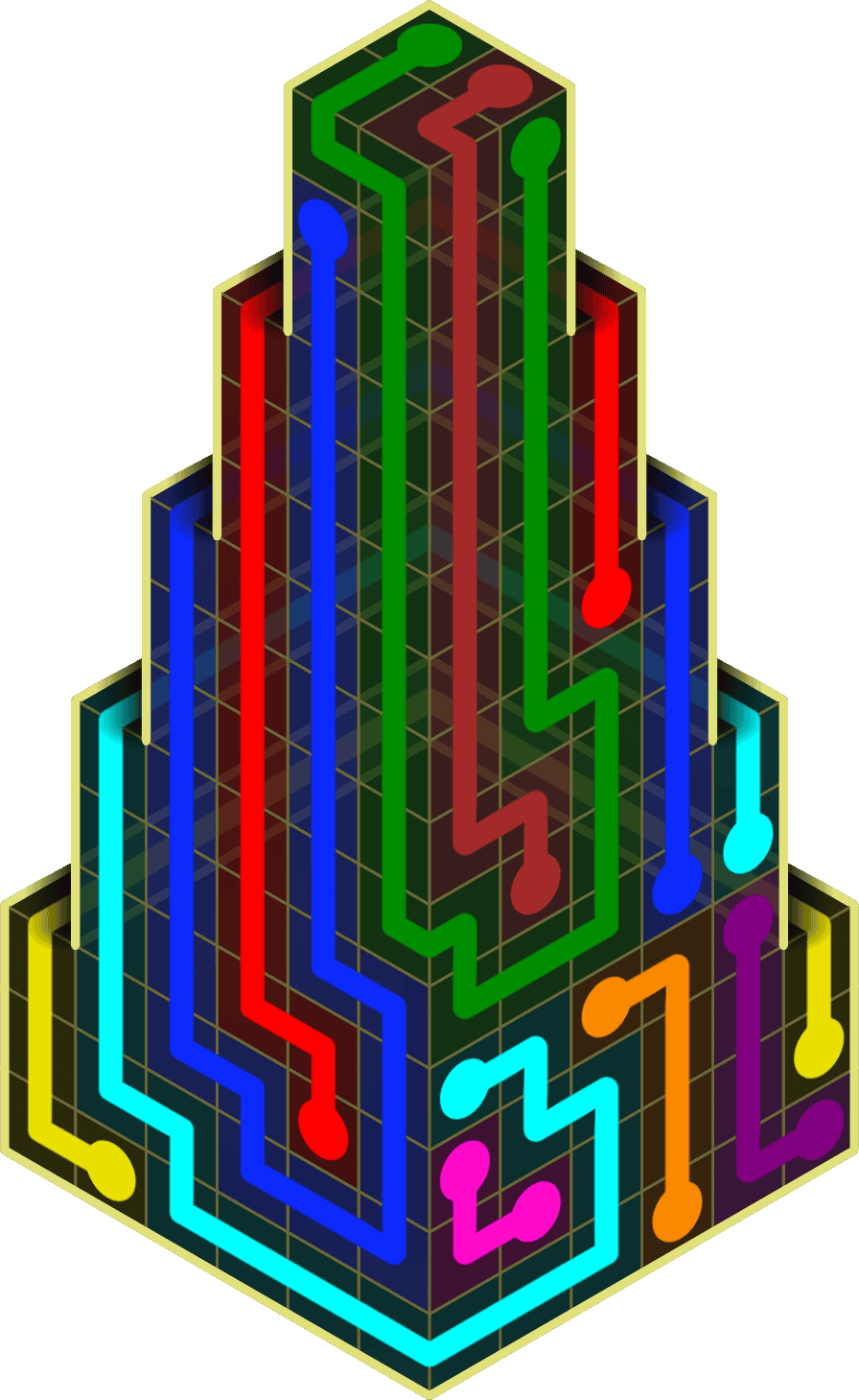 Flow Free Warps 2227 Solution