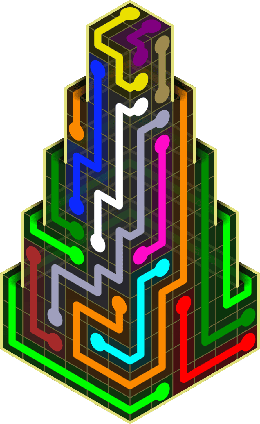 Flow Free Warps 2232 Solution