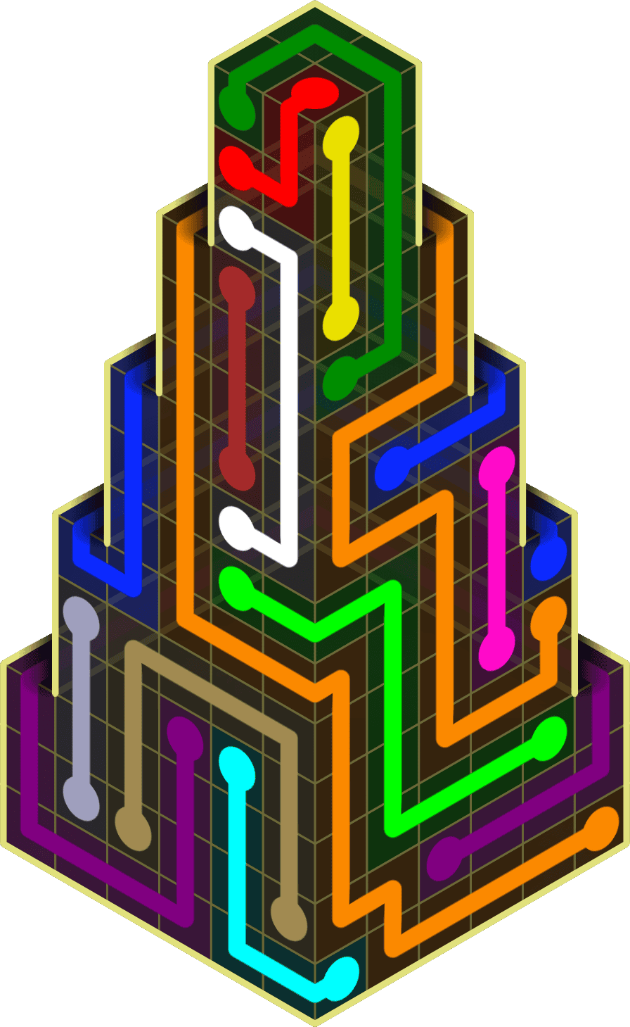 Flow Free Warps 2239 Solution