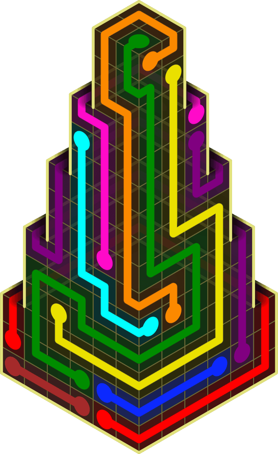 Flow Free Warps 2241 Solution