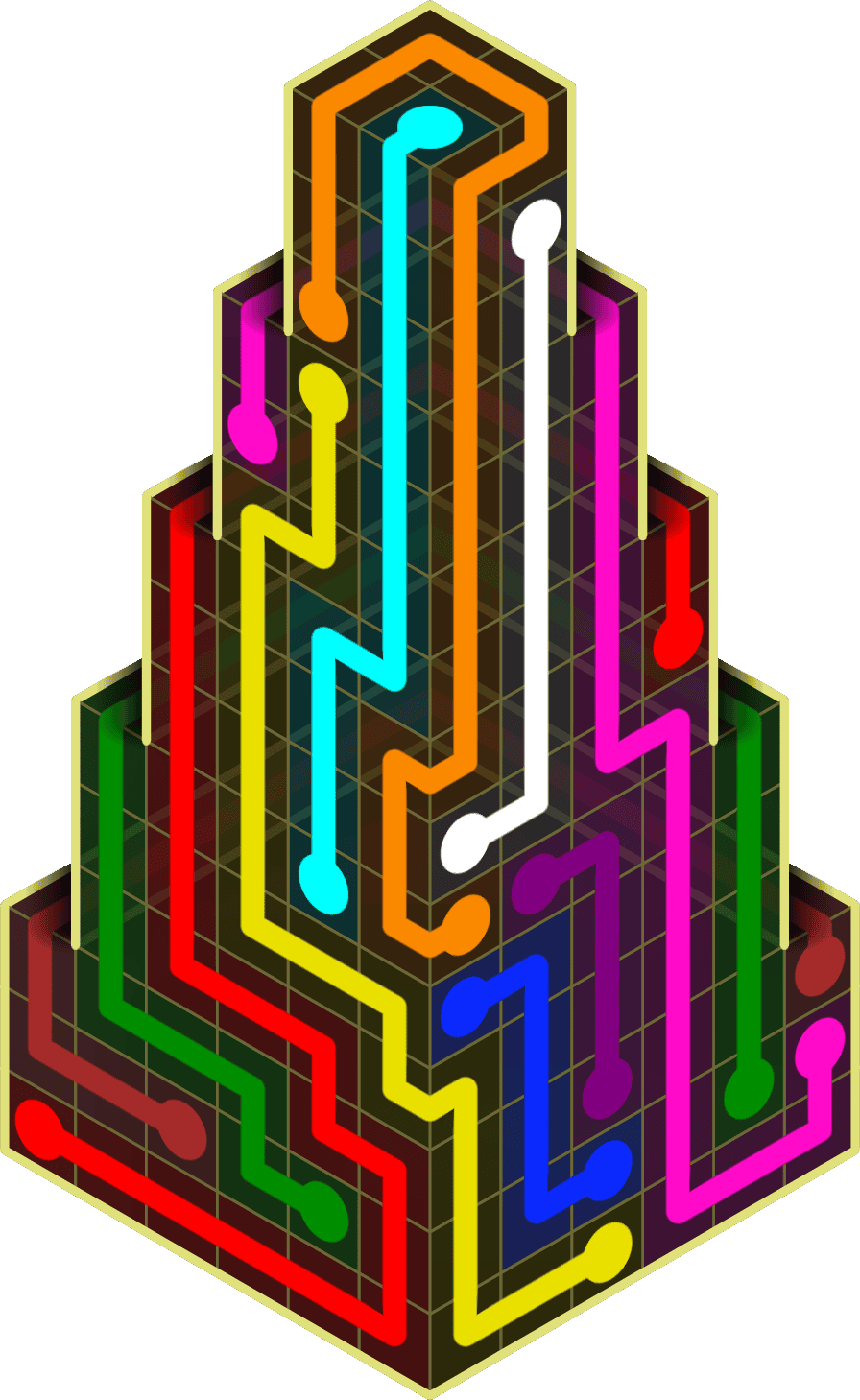 Flow Free Warps 2242 Solution