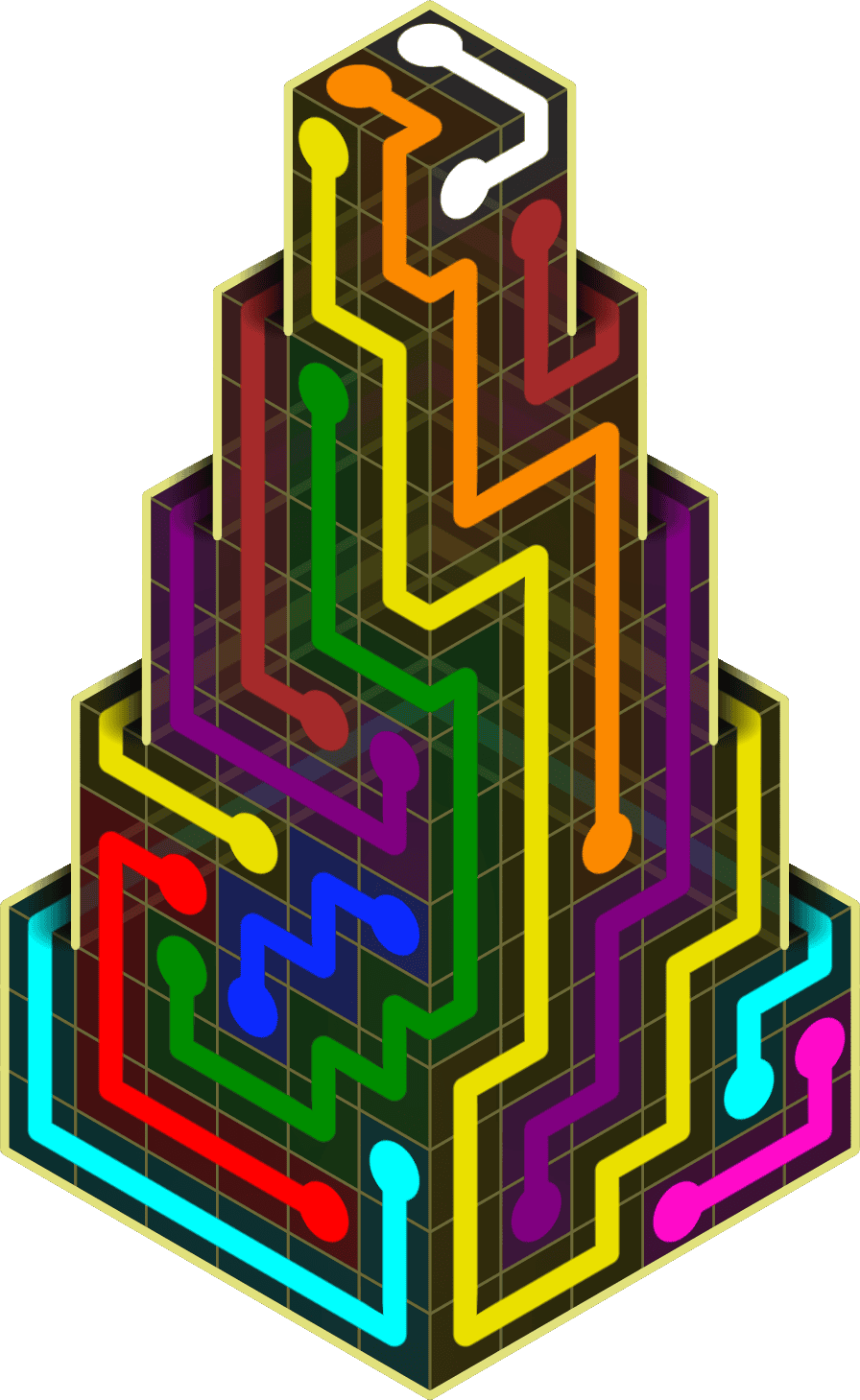 Flow Free Warps 2245 Solution