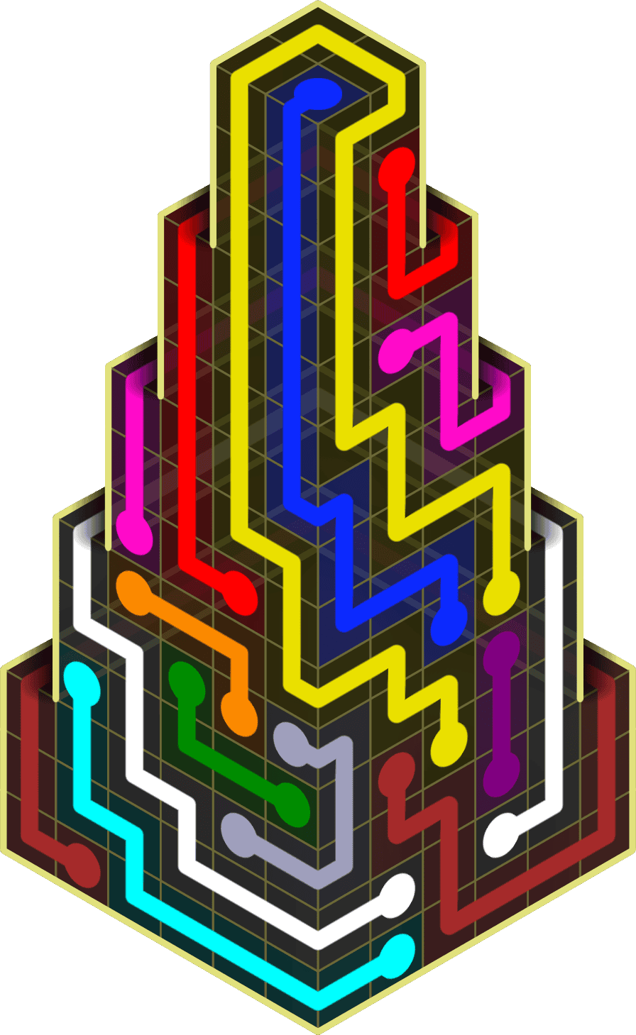 Flow Free Warps 2247 Solution