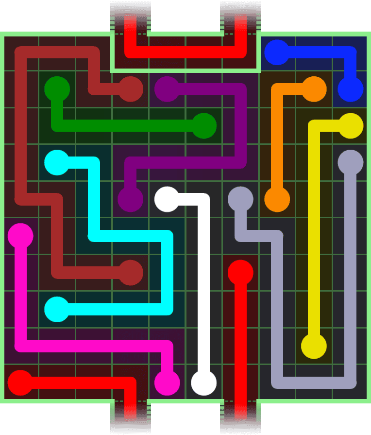 Flow Free Warps 3100 Solution