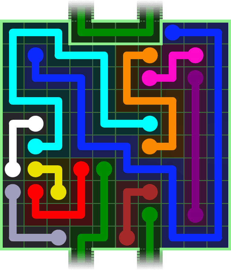 Flow Free Warps 3107 Solution