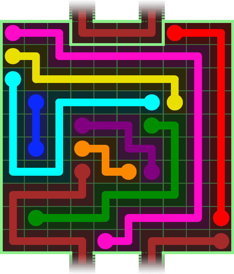 Flow Free Warps 3110 Solution