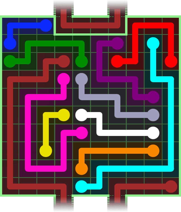 Flow Free Warps 3096 Solution