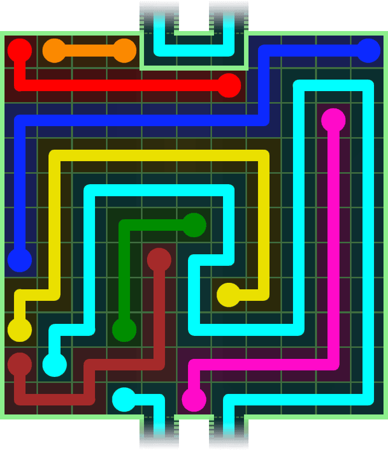 Flow Free Warps 3121 Solution