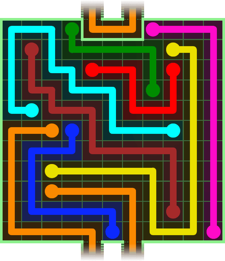 Flow Free Warps 3122 Solution