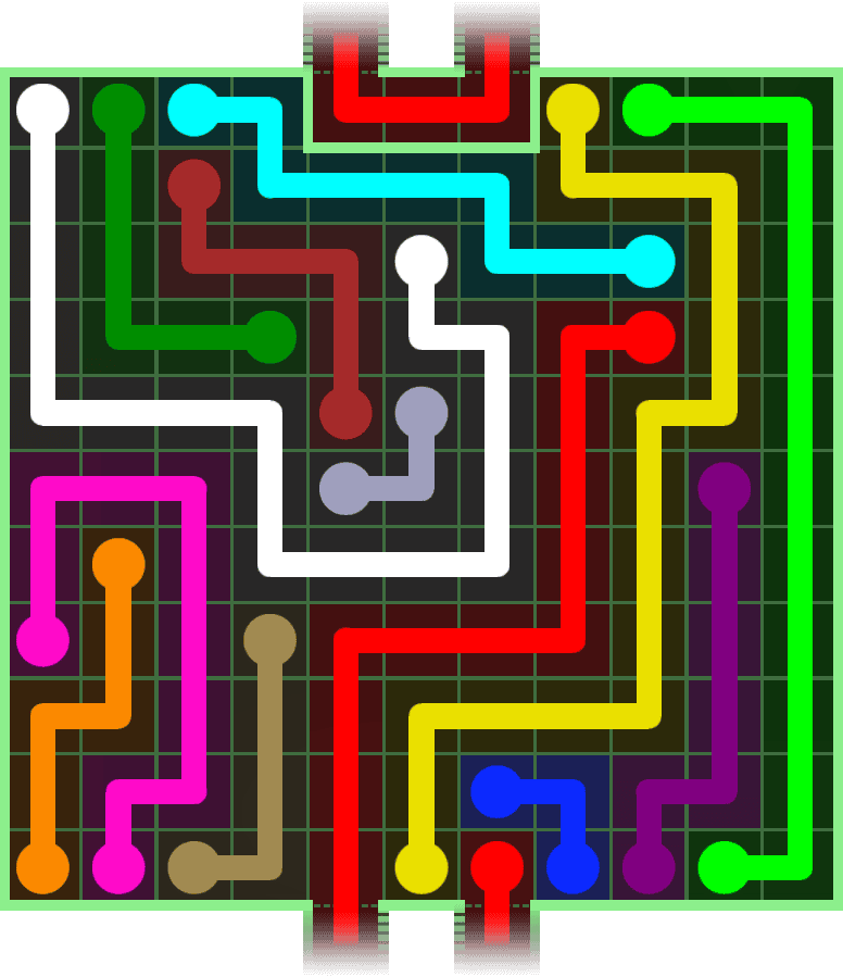 Flow Free Warps 3127 Solution