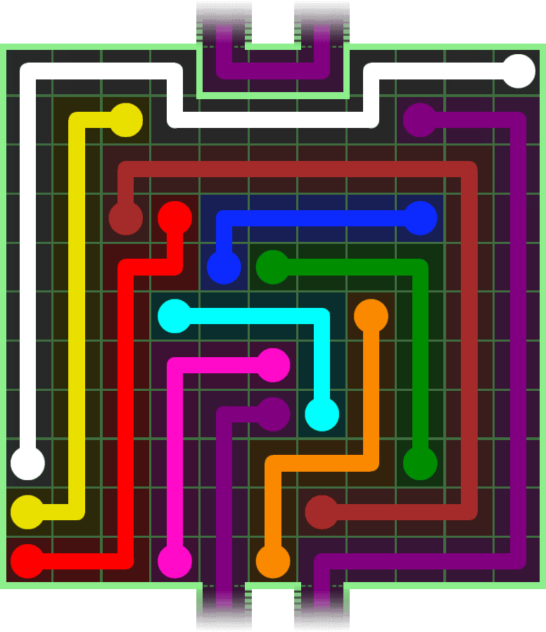 Flow Free Warps 3130 Solution
