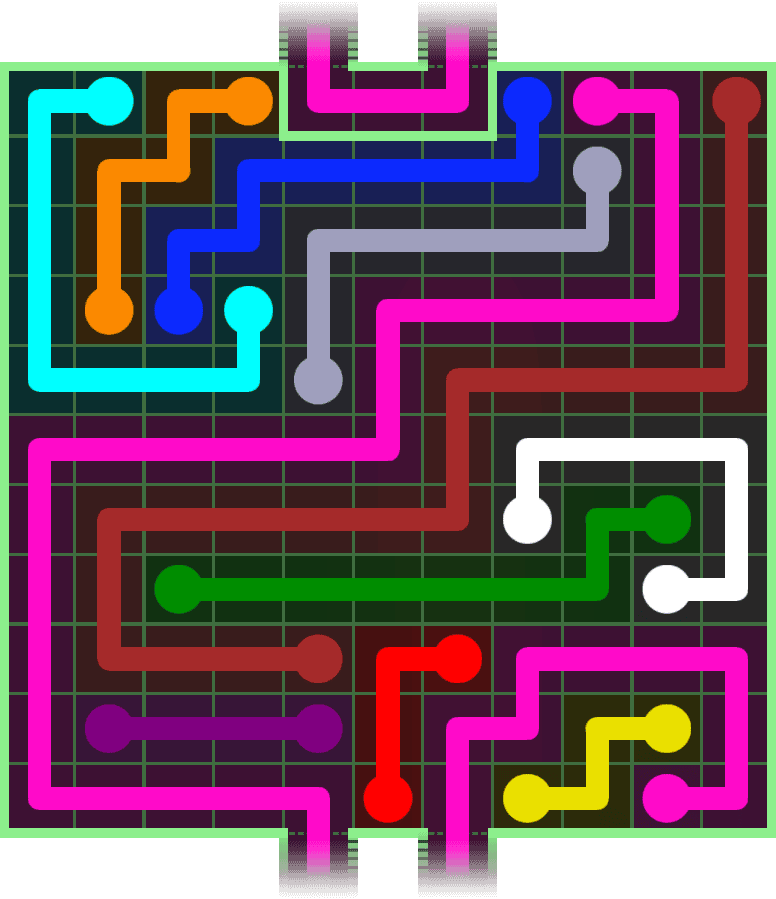 Flow Free Warps 3136 Solution