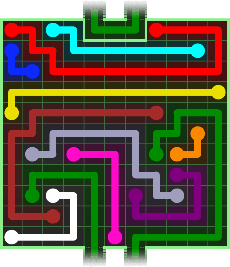 Flow Free Warps 3137 Solution