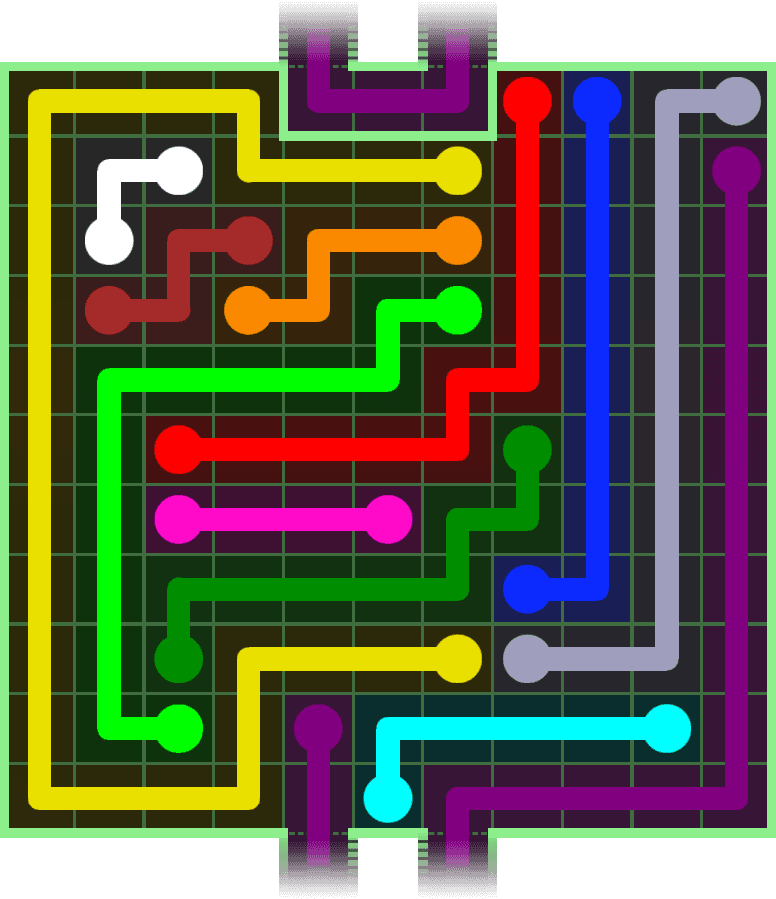 Flow Free Warps 3138 Solution