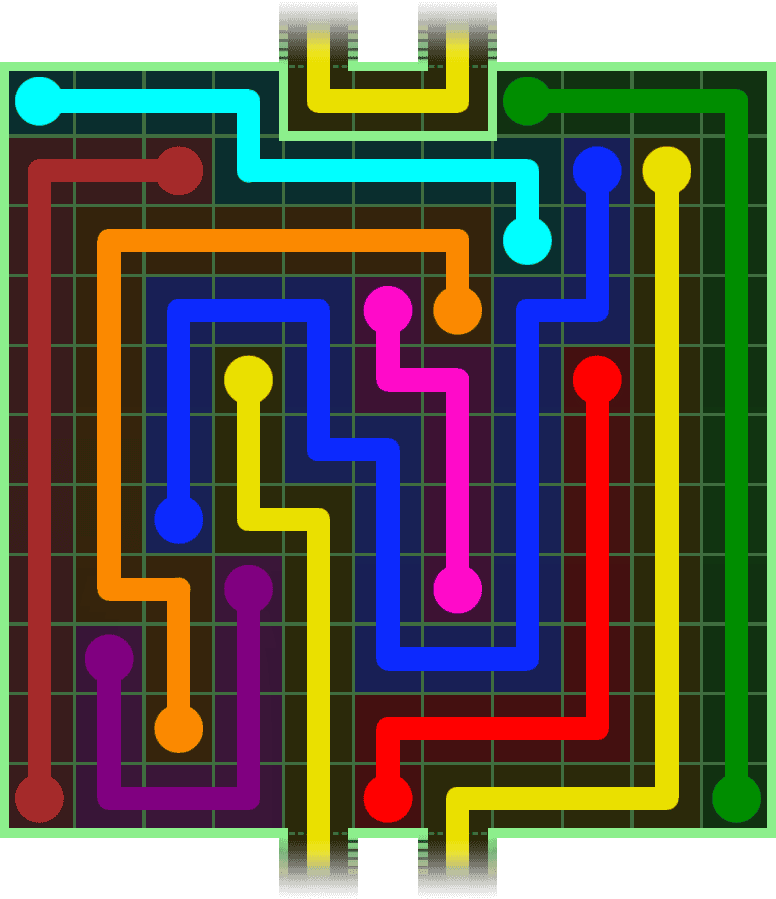 Flow Free Warps 3142 Solution