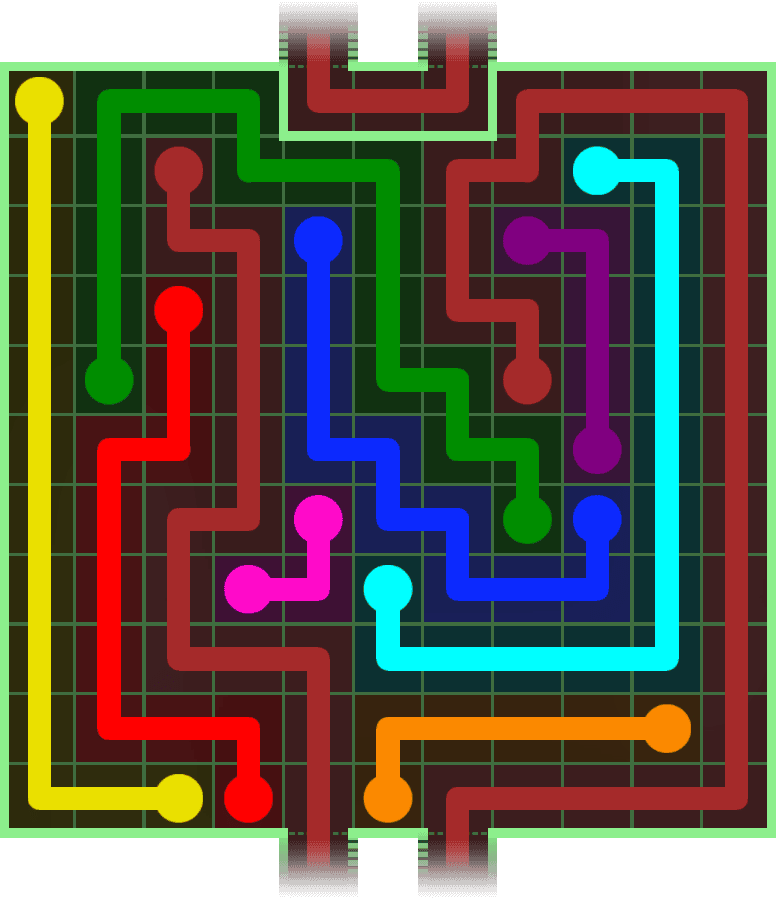 Flow Free Warps 3143 Solution