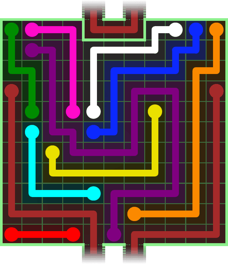 Flow Free Warps 3145 Solution