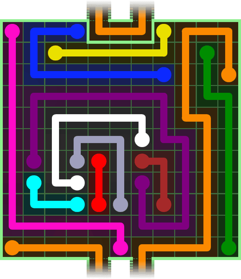 Flow Free Warps 3147 Solution