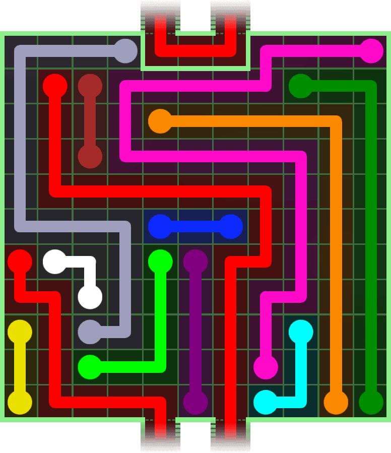 Flow Free Warps 3148 Solution