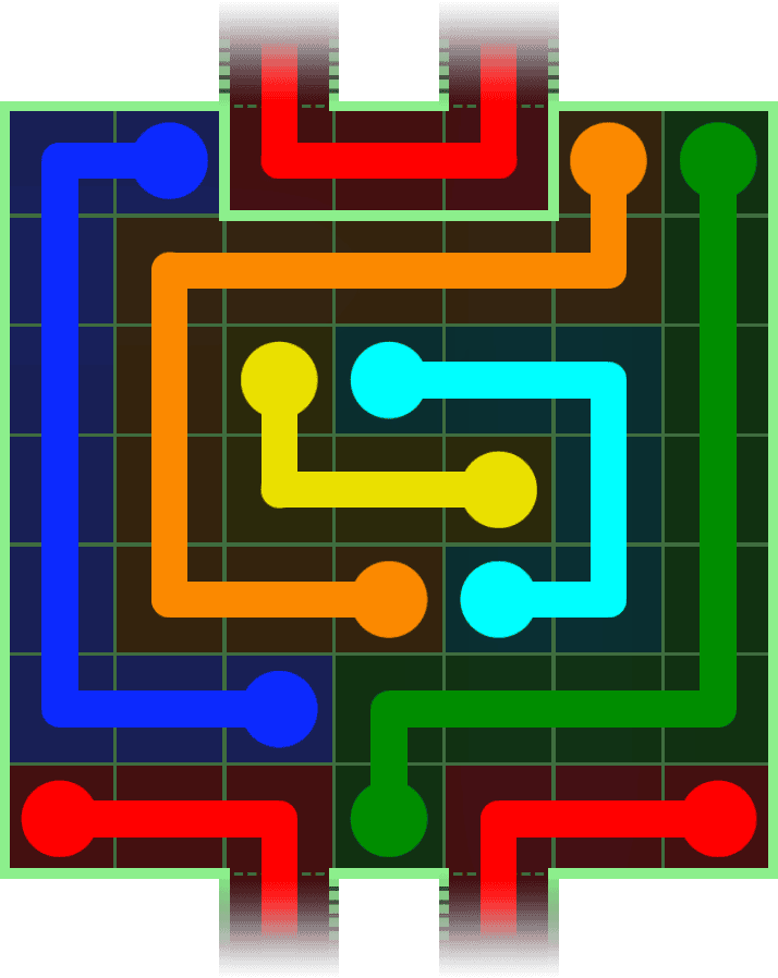 Flow Free Warps 3023 Solution