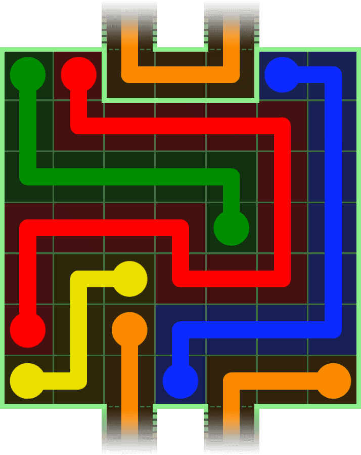 Flow Free Warps 3004 Solution