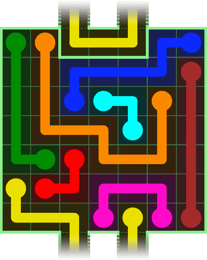 Flow Free Warps 3007 Solution