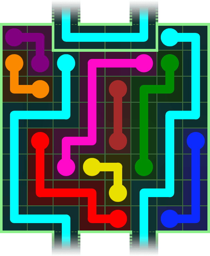 Flow Free Warps 3035 Solution