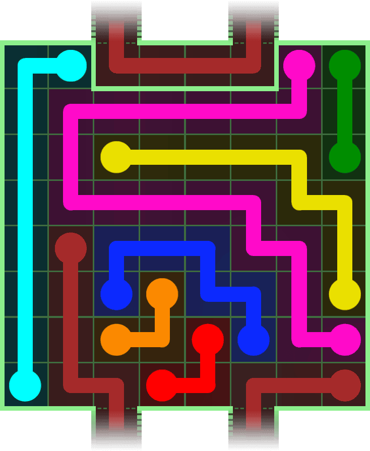 Flow Free Warps 3036 Solution