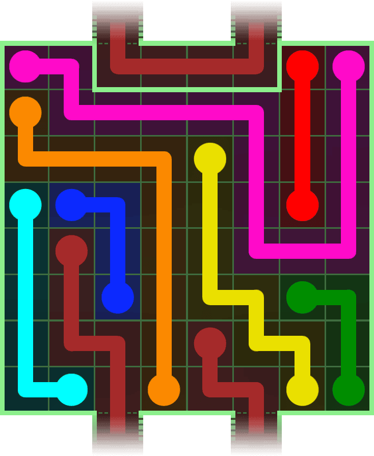 Flow Free Warps 3042 Solution