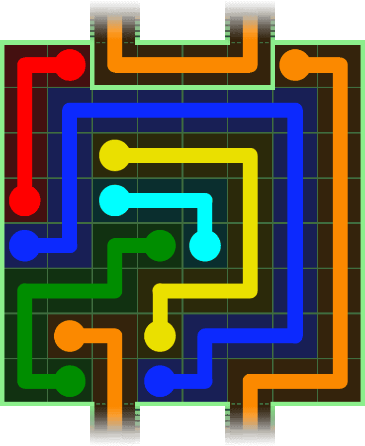 Flow Free Warps 3044 Solution