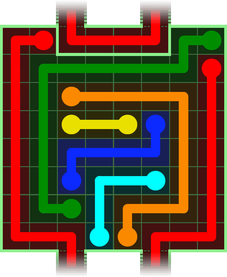 Flow Free Warps 3048 Solution