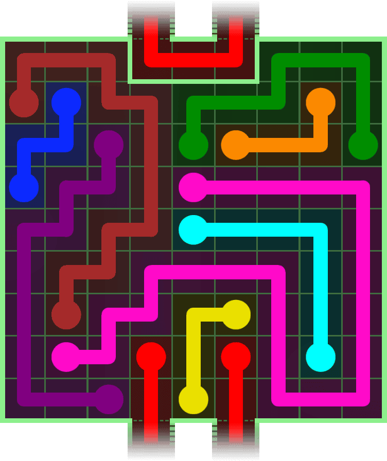 Flow Free Warps 3061 Solution