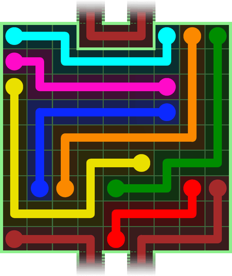 Flow Free Warps 3065 Solution
