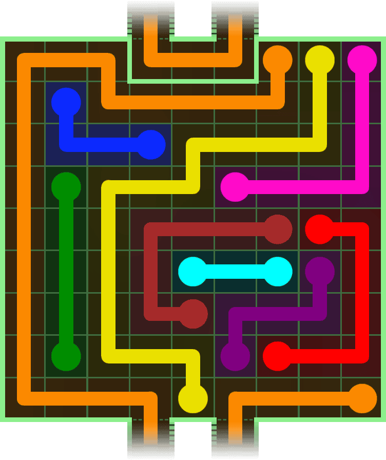 Flow Free Warps 3068 Solution