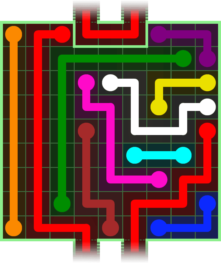 Flow Free Warps 3073 Solution