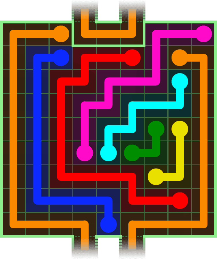 Flow Free Warps 3087 Solution